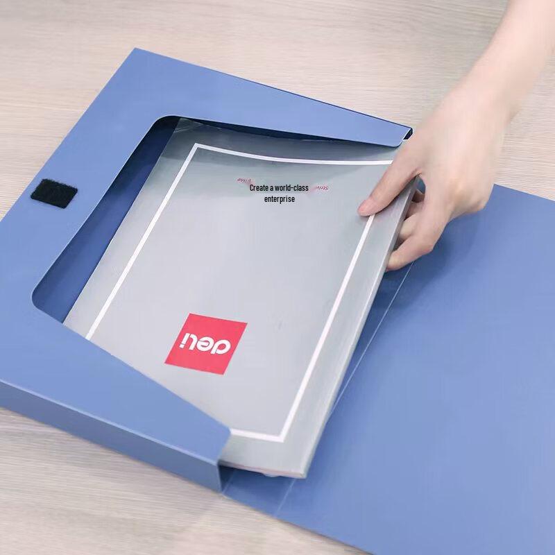 Deli A4 Plastic File Box