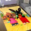 Bing And Friends In Garden Themed Anti-Slip Rugs - Polyester Home Decor, Suitable for Bedrooms, Living Rooms, Doorways, Studios, and Decorations