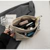 IELGY Retro Messenger Bag High-End Feel Large-Capacity Trendy Simple All-Ma