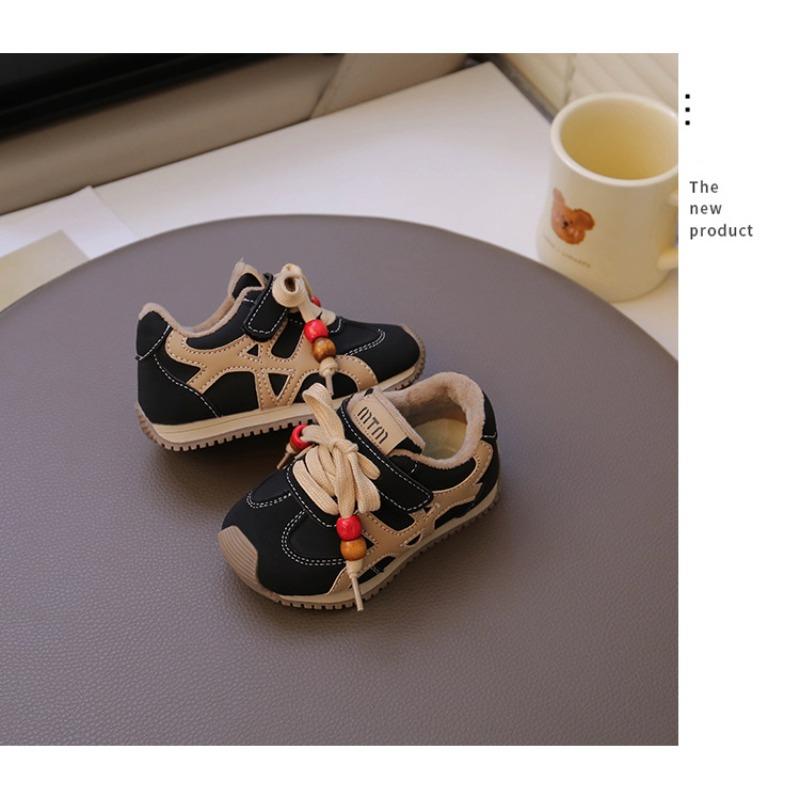 Jungen Fleece-Sneaker Winter Neu 1-3-6 Jahre Kinder Zwei Baumwolle Forrest Gump Schuhe Kindergarten Baby Warme Schuhe