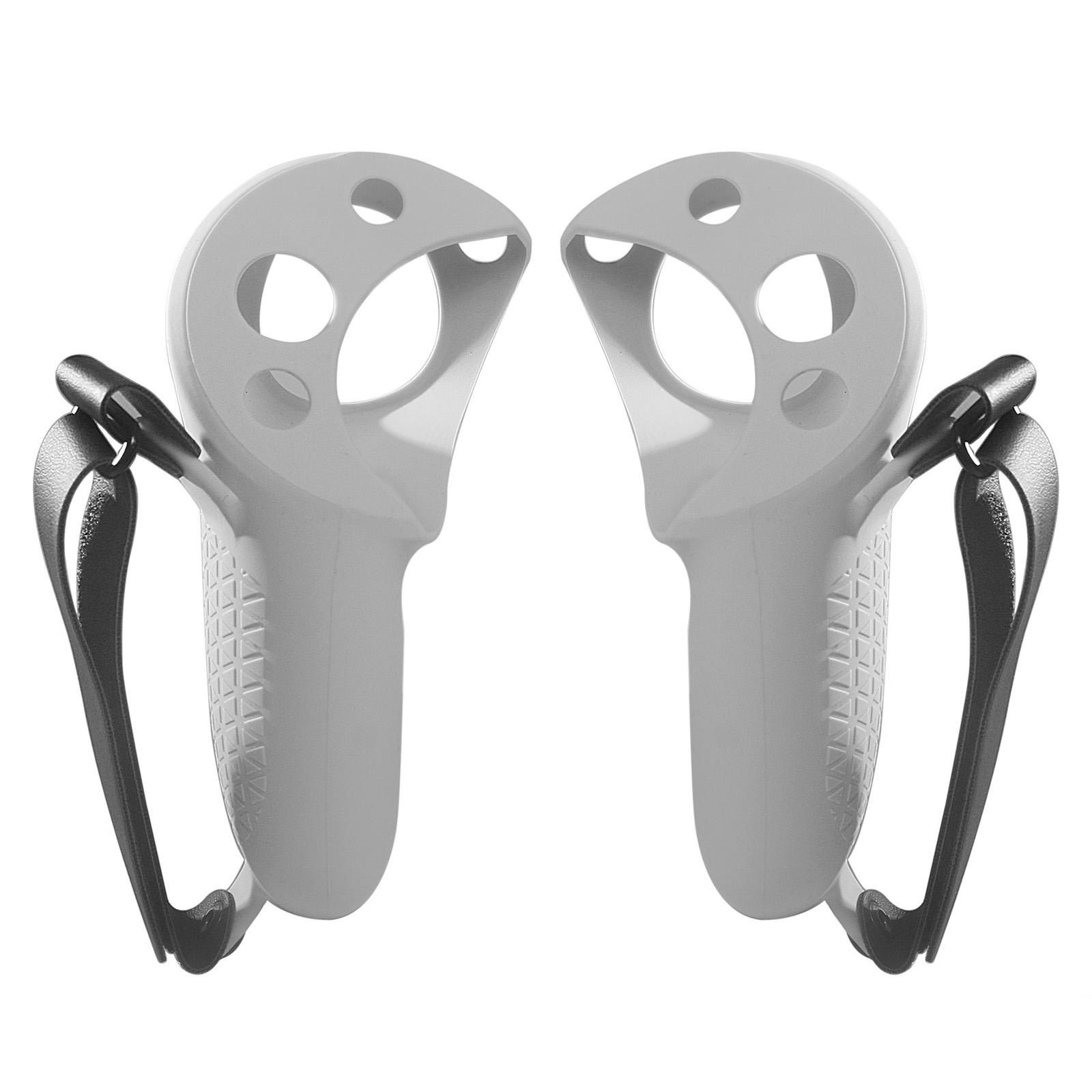 

Силиконовая ручка для контроллера с защитой от пота для Quest Pro VR Ручка Защитные чехлы для контроллера Аксессуары для контроллера белый