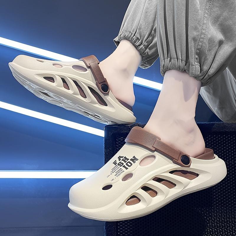Scarpe da spiaggia unisex alla moda, ultra morbide, scavate, comode pantofole casual antiscivolo per attività all'aperto da uomo e da donna