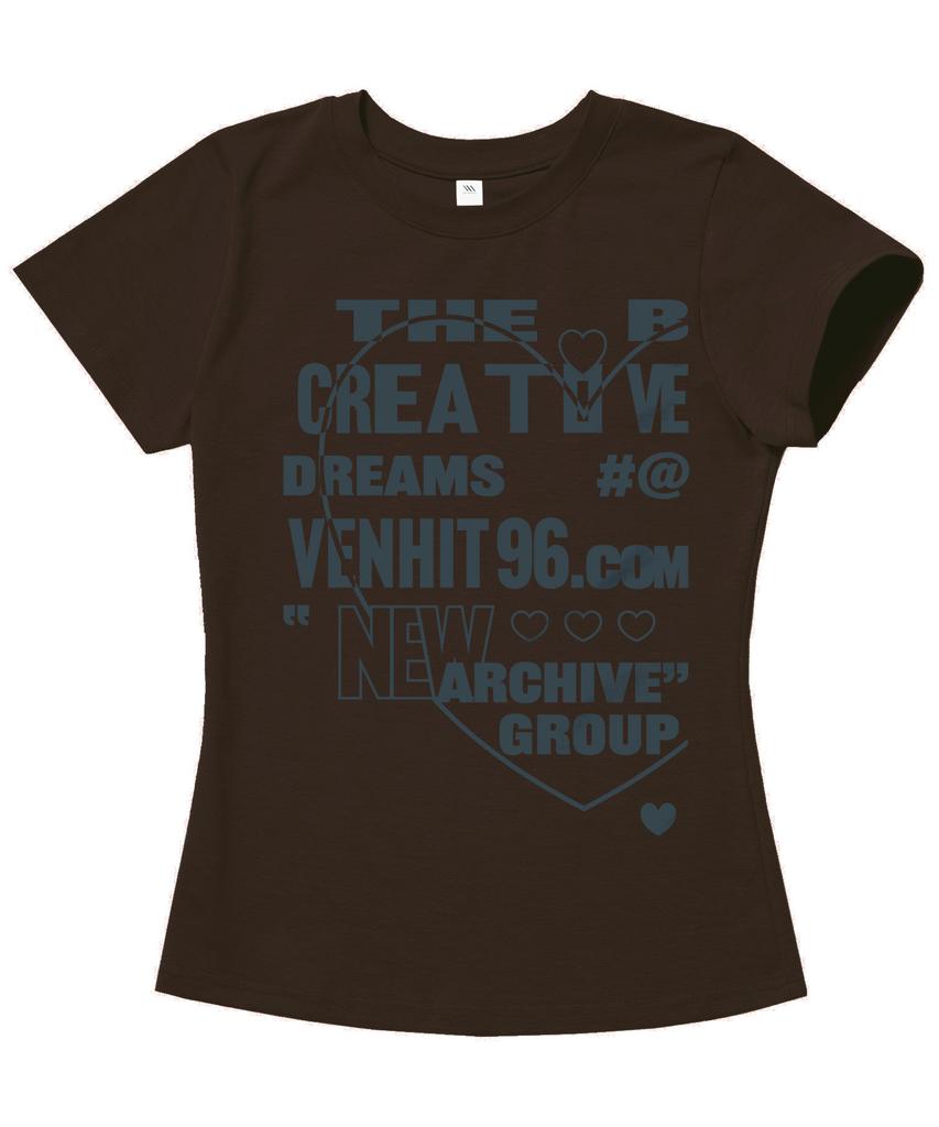 VENHIT Heart Dream Slim Fit Short Sleeve T-Shirt