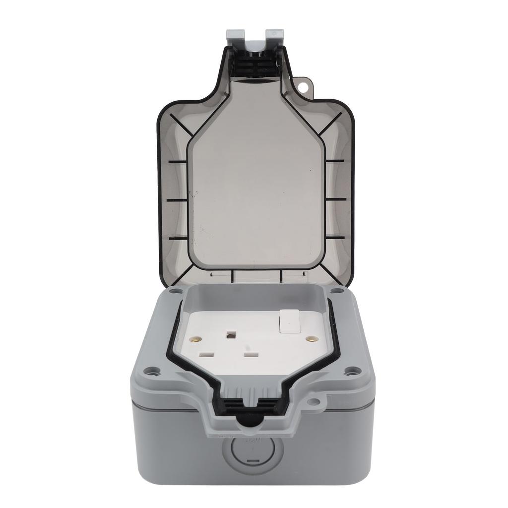 IP66 Venkovní Vodotěsná Spínací Zásuvková Krabice Povrchová Montáž Odolná proti Stříkající Vodě Prachotěsná Nabíjecí Zásuvka