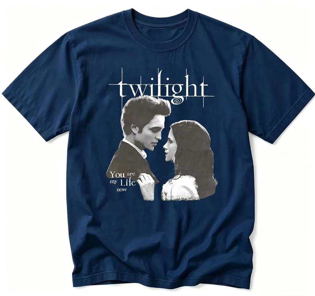 Summer 2026 Movie Twilight Edward Graphic T Shirt Unisex Unisex Harajuku Hip Hop Punk Tshirt Hip Hop Streetwear Oversized Tshirt