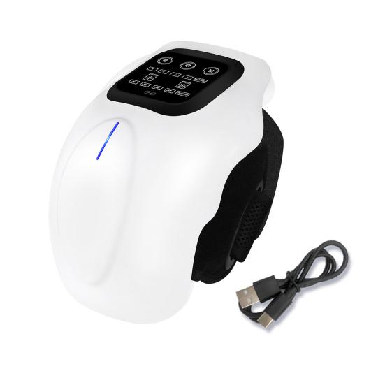 Vyhřívaný masážní přístroj na kolena Nastavitelný vyhřívaný návlek na kolena s LED dotykovou obrazovkou a vibracemi Dobíjecí vyhřívaná podložka na kolena pro péči o klouby