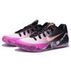 Nike Kobe 9 Abrasion Resistant Abrasion Resistant Low top Basketball Shoes Unisex Black Pink FZ7333-002(Team-9)