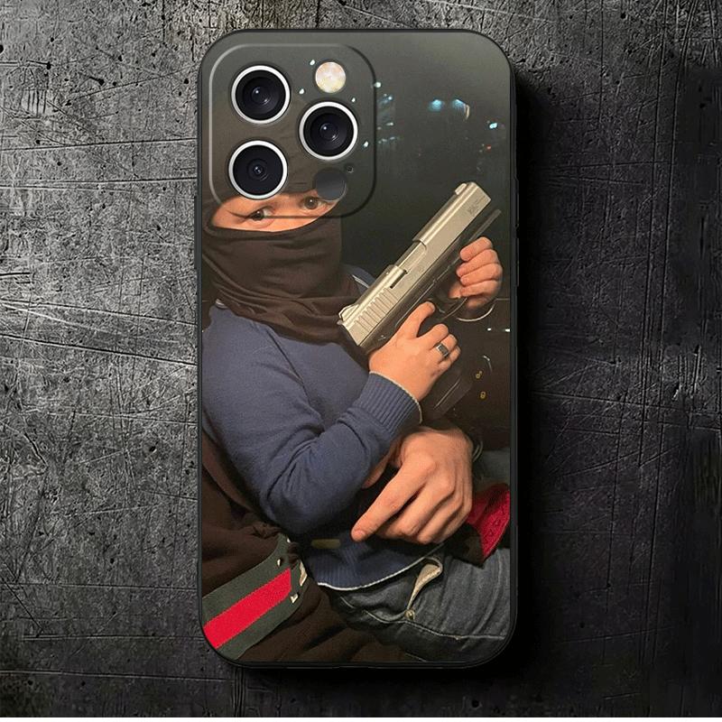 Funny Babaite Hasbulla Soft Phone Case for iPhone 16 16E 17 Air 15 Pro Max 14 Plus 13 Mini 11 12 7 Black Cover Back Shell
