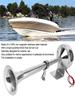12V/24V Poliert Edelstahl Einzel Trompete Horn Niedrigen Ton für Marine Boot Lkw Lkw Caravan RV