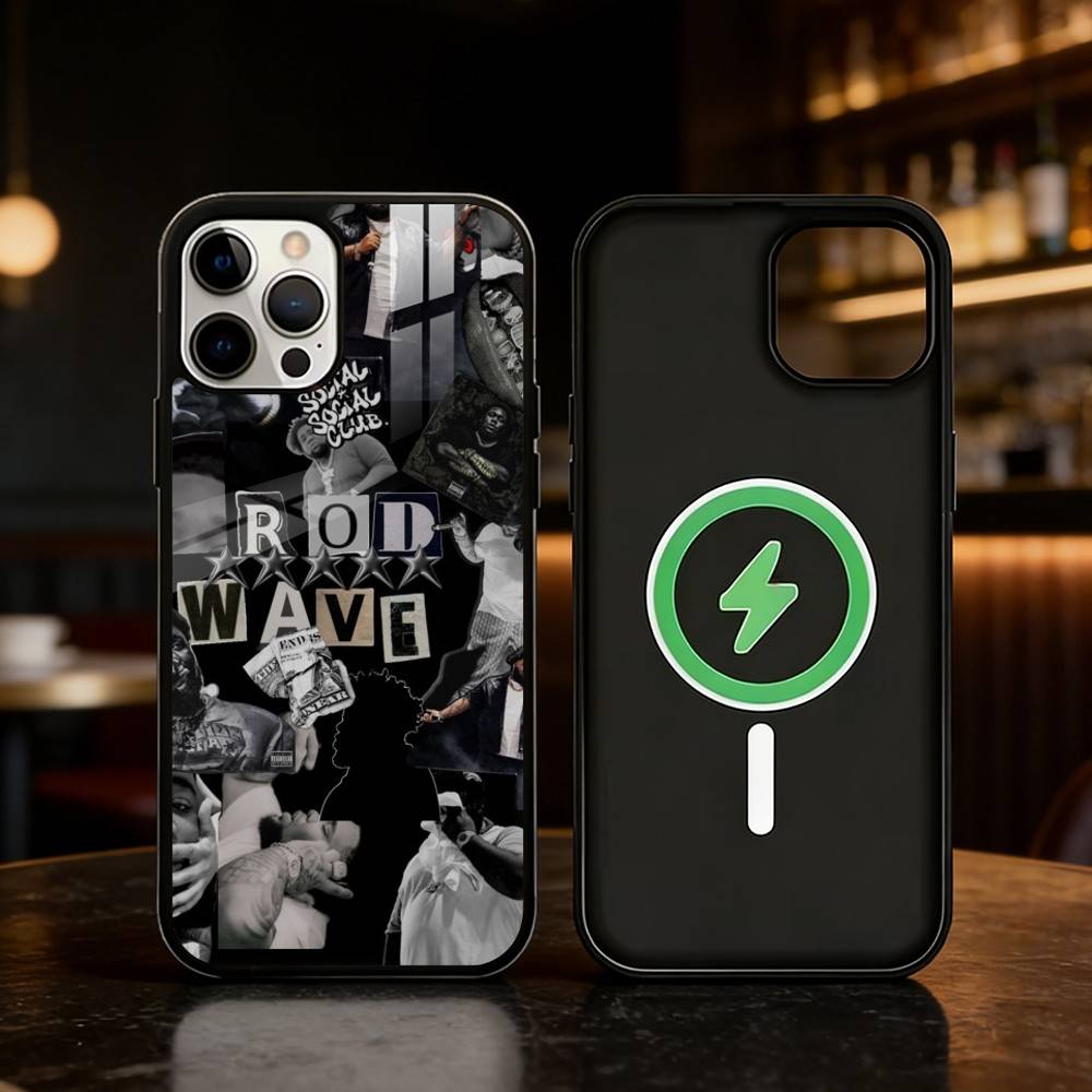 R-Rod Wave Phone Case For iPhone 17/16/15/14/13/12/Plus/Pro/Max for Magnetic Wireless Charging