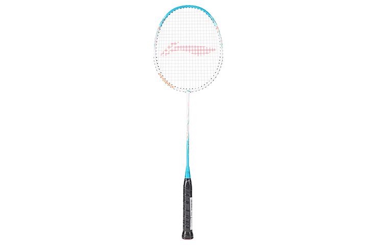 Li Ning Thunder 9 Carbon Aluminum Badminton Rackets Control Type All around Defense Entry level 675mm White Blue AYPS079-1