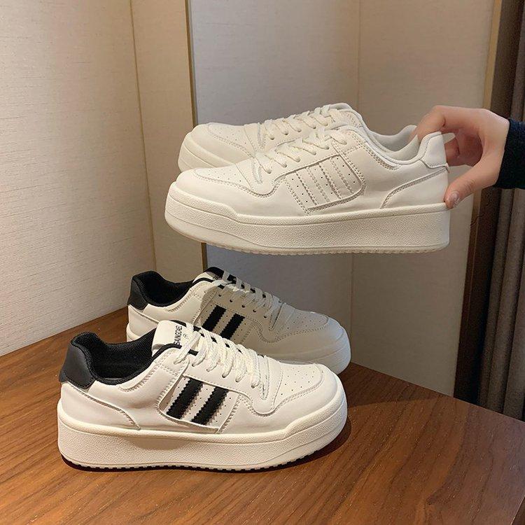 Real Soft Leather Little White Shoes Women's Spring and Autumn 2025 New Versatile Board Shoes Casual Platform Sports Little White Shoes
