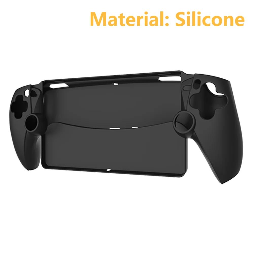 Transparent Protective Shell Case for PS5 Portal Handheld Game Console Shockproof PC Gaming Console Controller Sleeve Anti-Drop