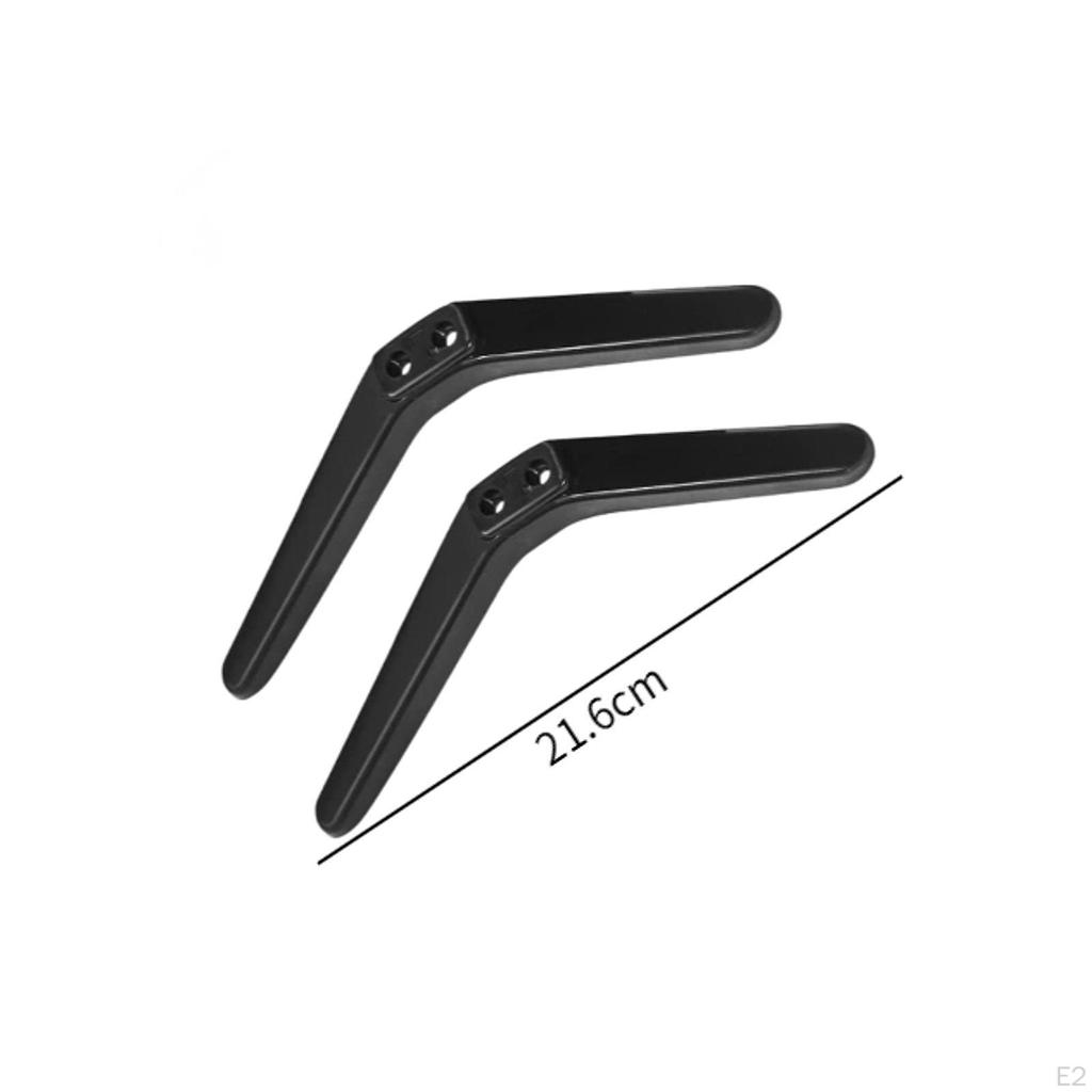 2 Pieces TV Stand Mount Table Top Sturdy Base Holder for Most