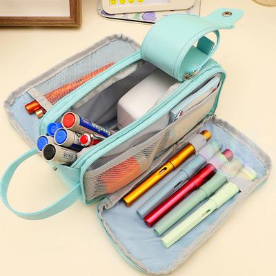 Kawaii Portable Pencil Case Large Capacity Ins Stationery Storage Bag Multifunctional Pen Box School Office Supplies Stationery