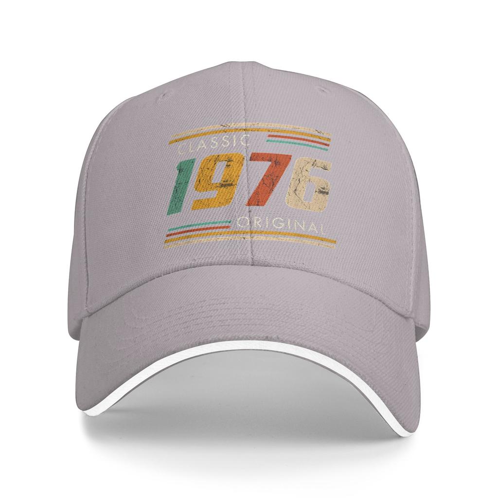 50th Birthday Classic 1976 Original Casual Baseball Cap Hiking Trucker Hat Summer SunProof Unisex Men Streetwear Baseball Caps