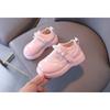 Little Girls Fashion Princess Pearl Leather Casual Low Top Flat Shoes