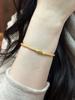 Transfer Koi Handornamente Goldperle Kleiner Fisch Armband für Damen 2024 Neuer Stil Goldperle Perlen Glücksbringer Armband Heißer Verkauf