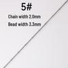Stainless Steel Bead Ball Chain Bracelet Necklace Kit - DIY Jewelry Accessories