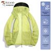 Tucano Giacca con Cappuccio Colorblock Protezione Solare Effetto Ghiaccio