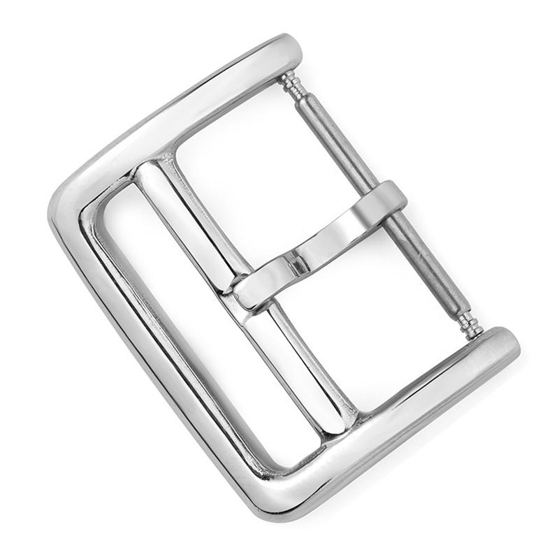 

Stainless Steel Watch Buckle 12 14 16 17 18 20mm 22mm Watchband Solid Square Button Black Rose Gold Silver Metal Polished Clasp 12mm