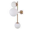 Wandleuchte Vailante 3 E14 Messing Honig Alu Italux Wl-31221-3-Hbr
