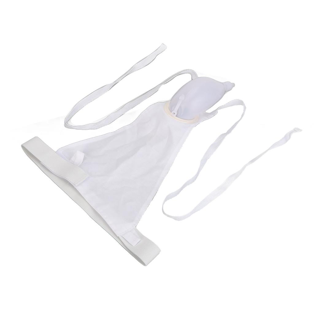 Men Urine Collector Bag Reusable Urinal Pee Holder 1000mL Wearable Silicone Leakage Proof Collection Drainage Urination