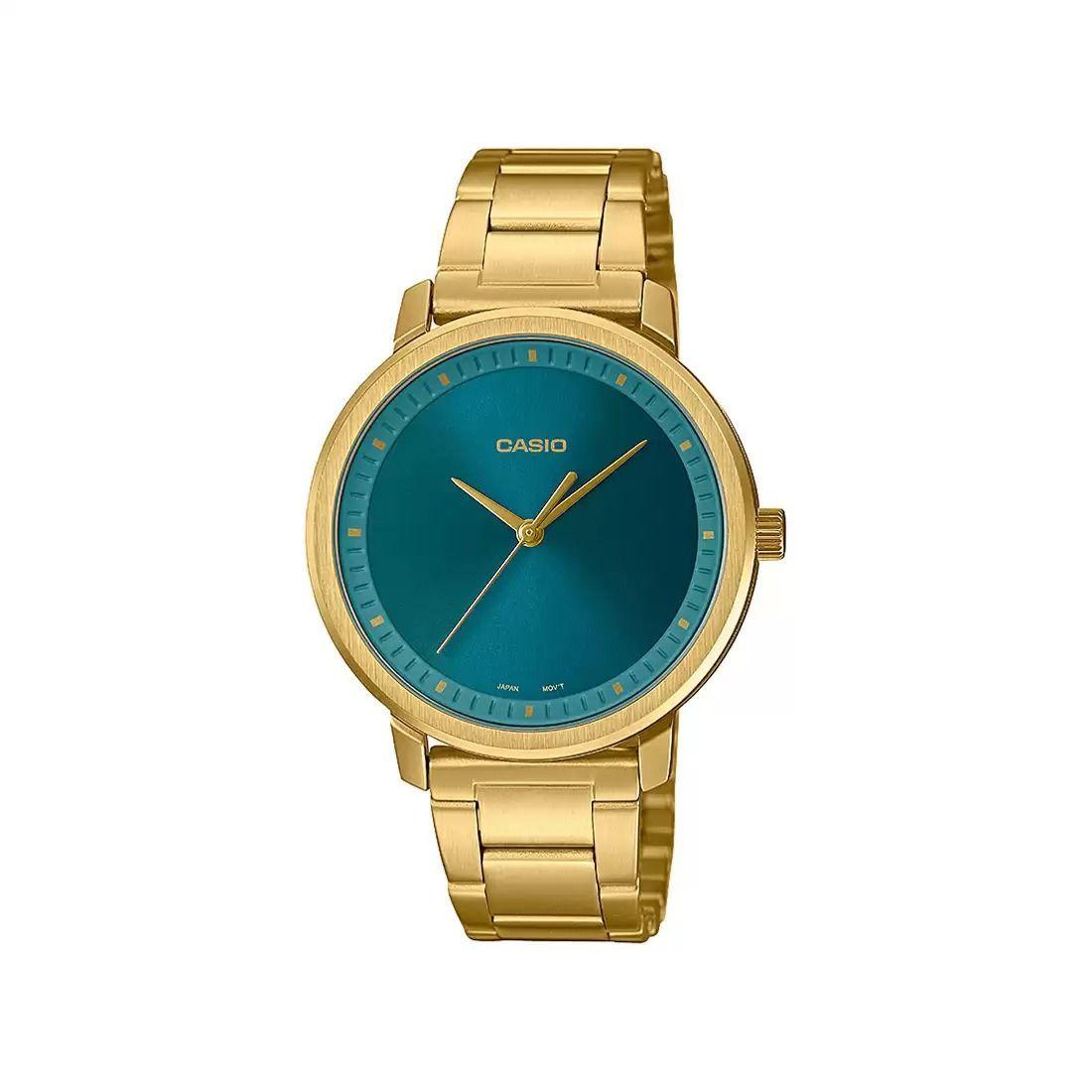 

Золотистые аналоговые часы женские, Gold Analog Women s Watch, Casio