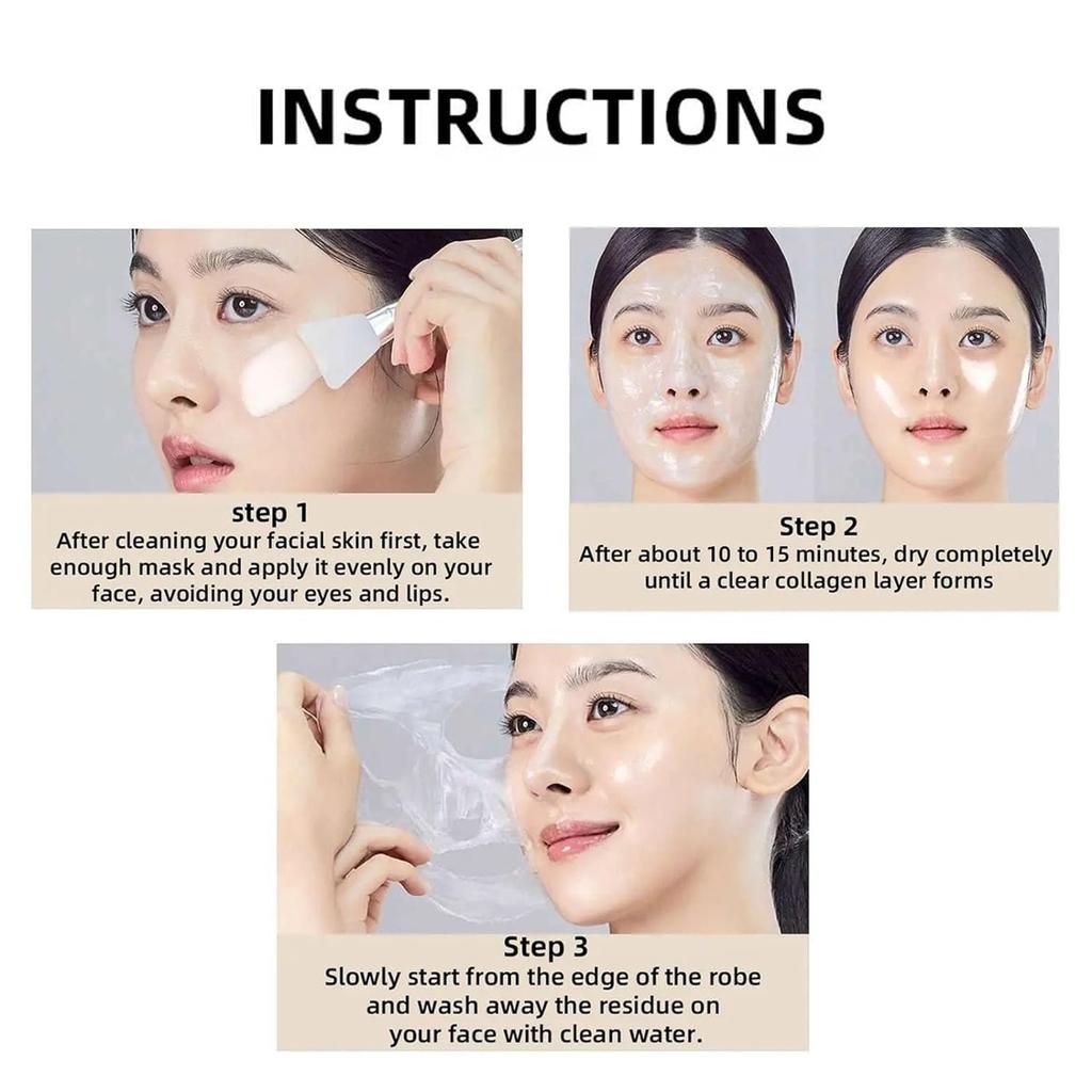 Collagen Peel Off Mask , 60g Collagen Peel Off Face Mask,  Skin, Skin Care Facial Mask, Collagen Soft Peel Off Peeling Mask.