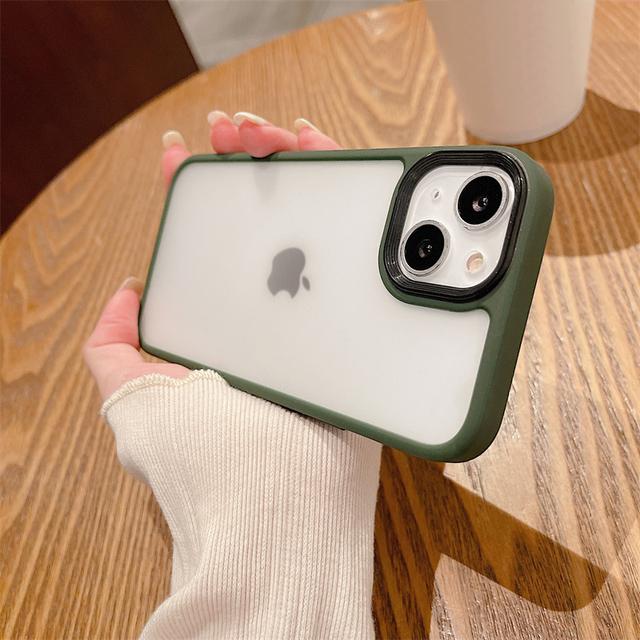 Shockproof Matte Transparent Case For Iphone 13 12 11 Pro Max X Xr Xs Soft Silicone Armor Bumper Back Cover For Iphone 13pro Max