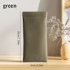 Self-closing Eyeglasses Bag Imitation Sheepskin Leather Glasses Holder Soft Velvet Interior Travel Protective Sunglasses Case