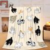 Pink Butterfly Pattern Fleece Blanket Soft Warm Throw Cover Decorative Home Bed Room Decor Gift For Women Girls40X50