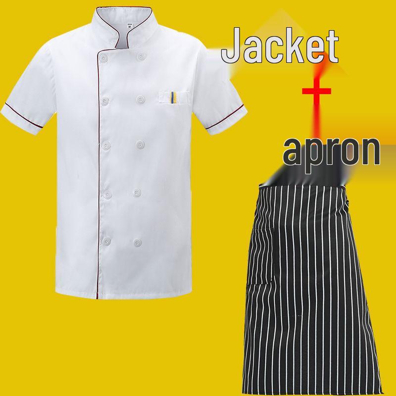 Men's Long Sleeve Chef Uniform for Restaurant, Catering, and Hotel Settings