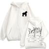 Rusowsky Daisy Tour Zip Up Hoody Men Women Clothing Hip Hop Oversized Jacket Sweatshirt Casual Pop Music Gothic Tops Hoodie