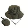 1pz Cappello da Pescatore da Viaggio per Esterno - Cappello a Secchiello Pieghevole Leggero Protezione Solare, Portatile e Riponibile Cappello per Escursionismo Stagione Unica per Campeggio, Spiaggia