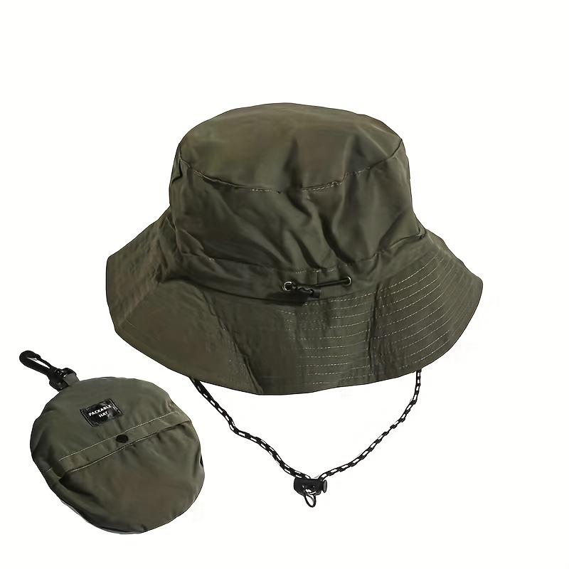 1pz Cappello da Pescatore da Viaggio per Esterno - Cappello a Secchiello Pieghevole Leggero Protezione Solare, Portatile e Riponibile Cappello per Escursionismo Stagione Unica per Campeggio, Spiaggia