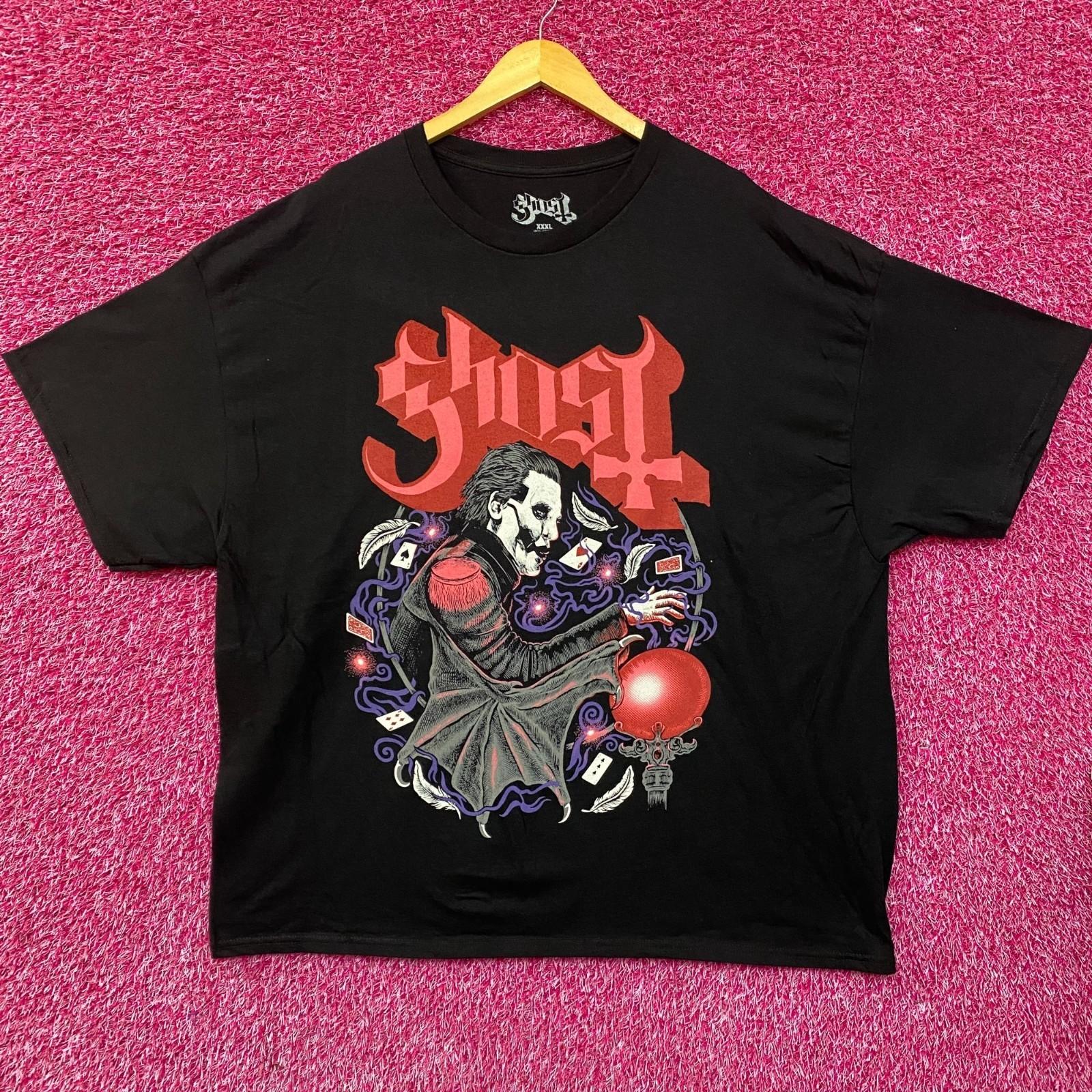 Футболка Ghost Cardinal Copia Хрустальный Шар Карты Хэви-метал Рок 4XL
