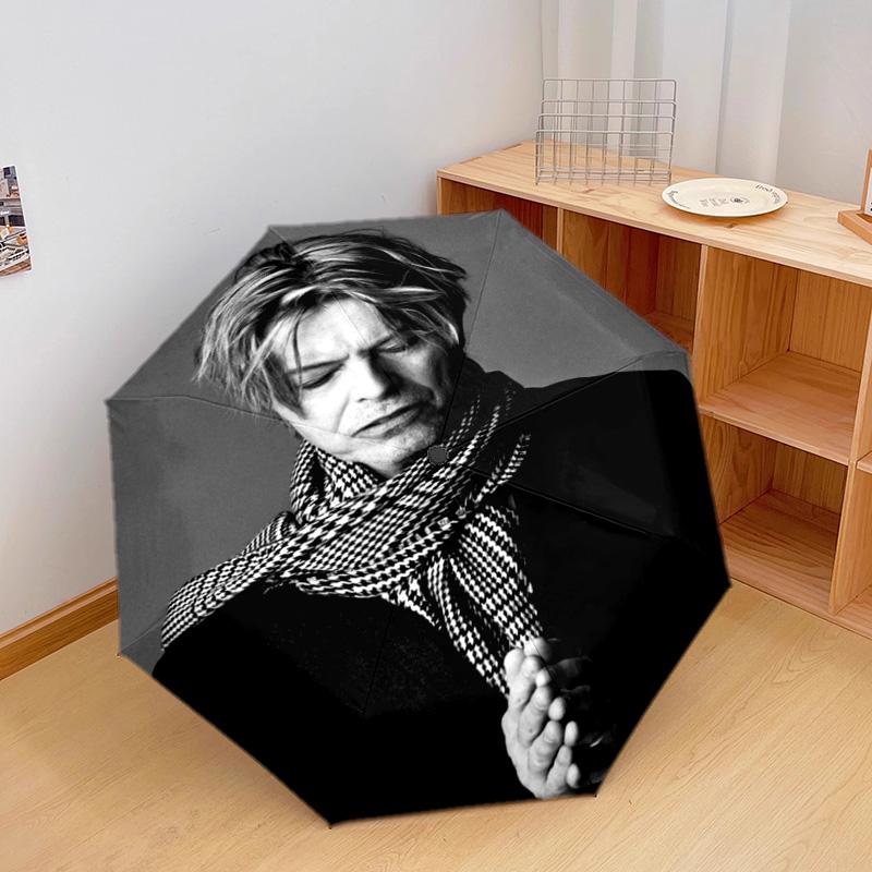 David Bowie Automatic Umbrella - Suitable Travel Outdoor Portable Umbrella Birthday Gift Daily Essentials