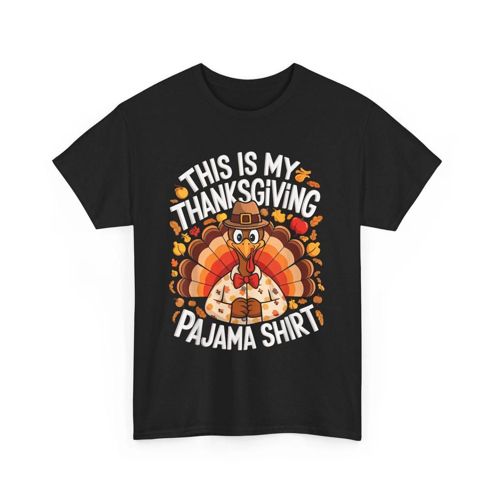 This Is My Thanksgiving Pajama Shirt Adult Kid Men Women Pjs T-Shirt