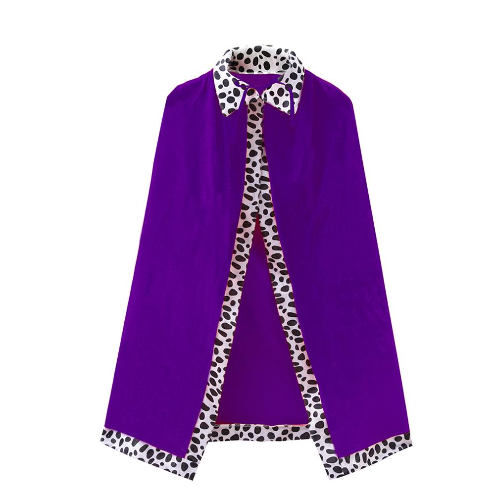 Halloween King & Prince Cape Set: Parent-Child Cloak, Crown & Scepter for Parties & Performances