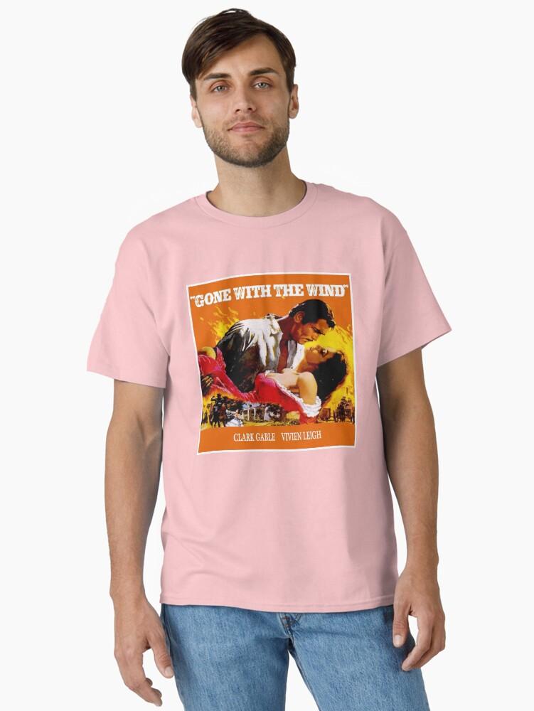 Gone with the Wind GONE WITH THE WIND : Vintage Civil War Movie Advertising Print Classic T-Shirt