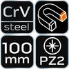 Cacciavite Phillips PZ1 x 100 mm