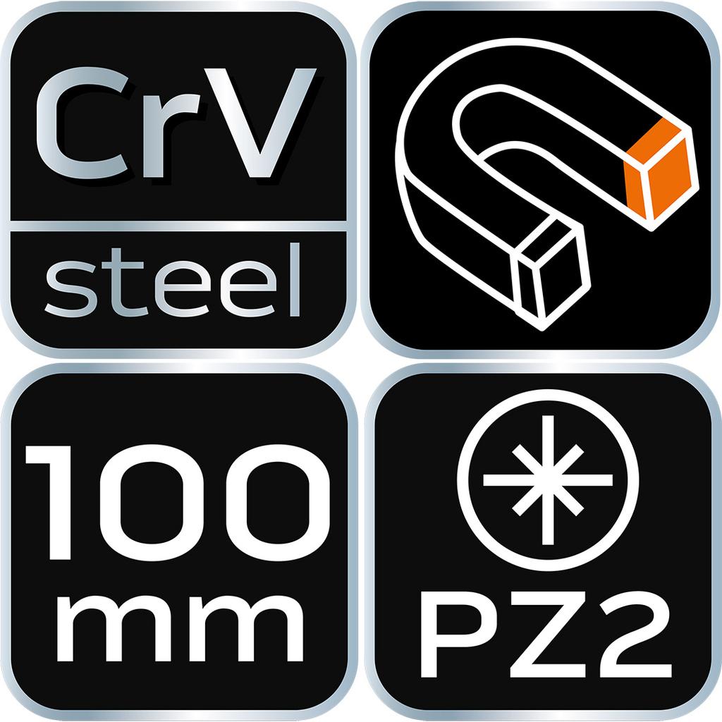 Cacciavite Phillips PZ1 x 100 mm