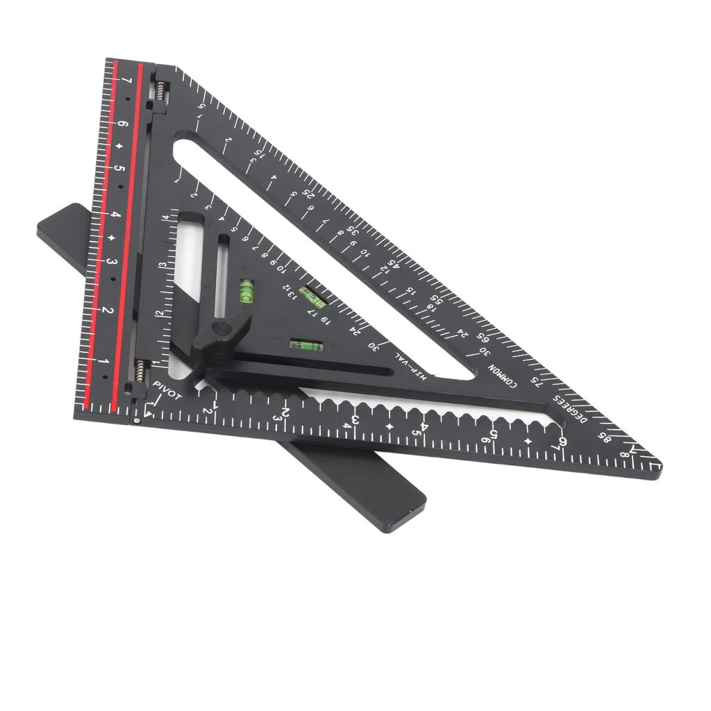 Carpenter Square Plastic 90 Degree Multipurpose Folding Framing Square for Woodworking Projects Furniture Architectural