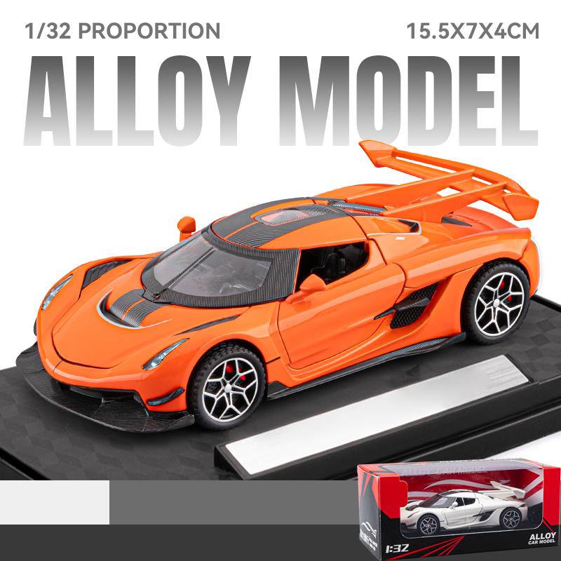 1:32 Jesko Super Sports Car Alloy Metal Diecast Model Car Holiday Present For Hobby Collectors Home Computer Desktop Decorations