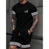 Summer New Arrival Men's Suit Stylish Hip-Hop Style Short-Sleeve Comfortable Fashion Wear Plus Size Athletic Quick-Dry Set