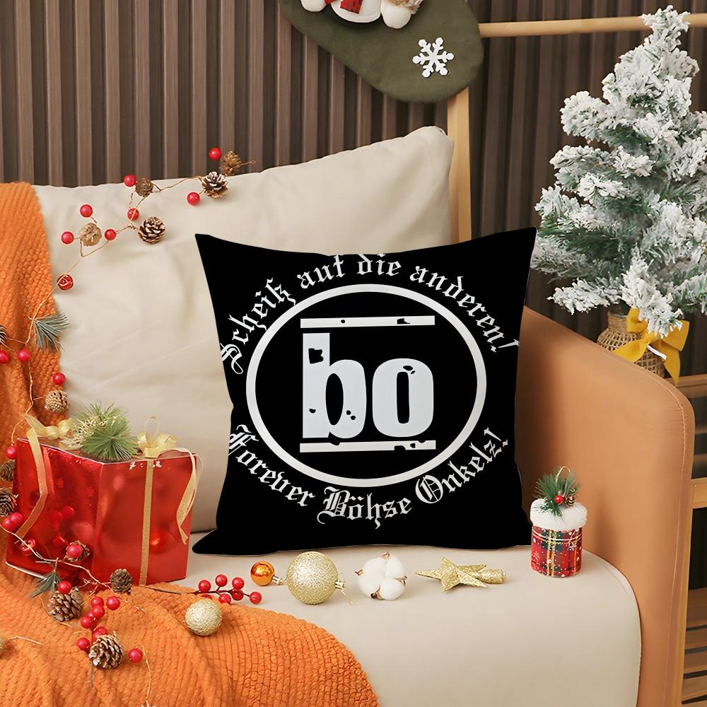 

Music BBohse Onkelz Band Pillow Case Printing Pillowcase Living Room Sofa Cushion Cover Bedroom Room Decor 30X30cm