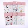 Cute Cartoon 3D Cat Dogs Crystal Epoxy Resin Stickers Kawaii Diy Journal Sticker For Mobile Phone Laptop Decor