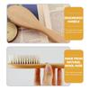 1Set Brush and Wooden Comb Set for Newborns Natural Hair Care Detangling Scalp Stimulation Gentle Shower