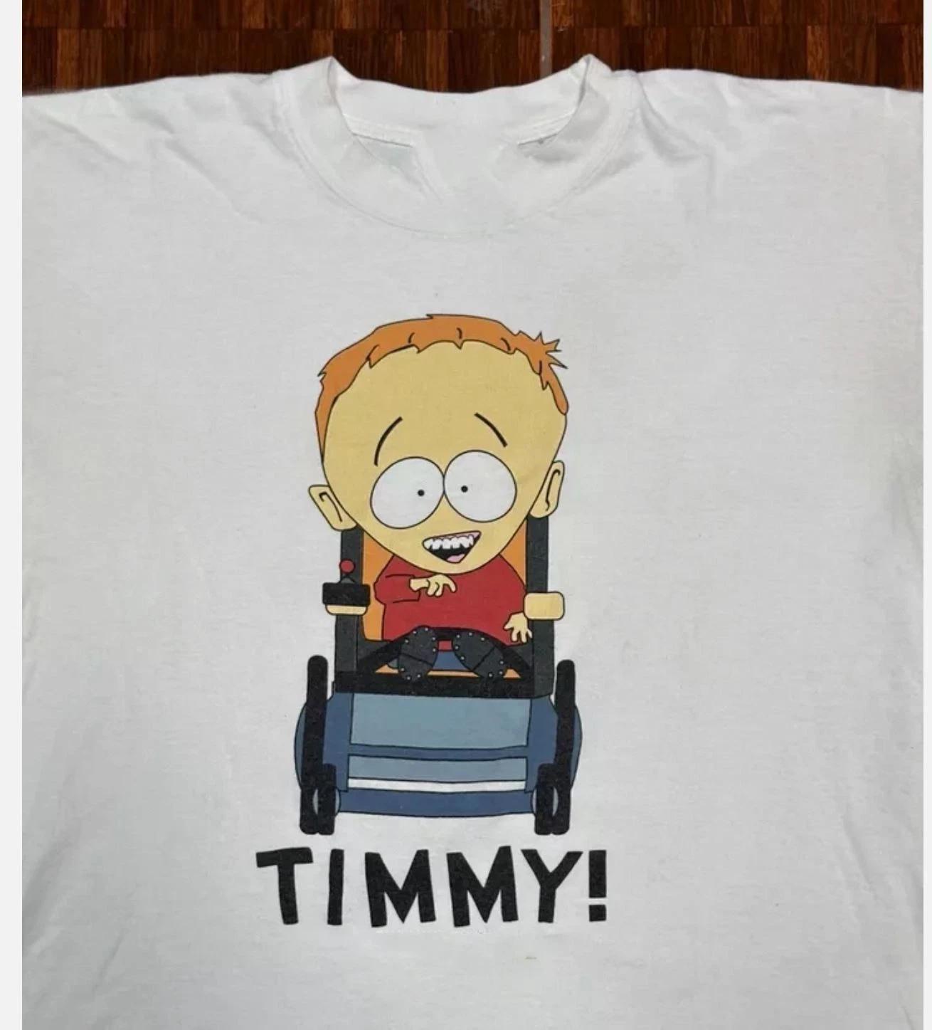 

Timmy South Park T-Shirt Cotton Unisex White Tee All Size S-45XL XL